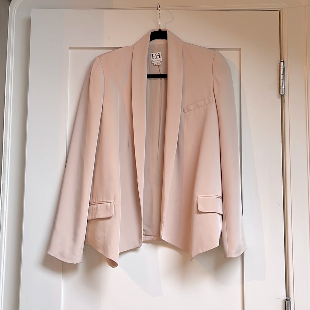 Haute Hippie Blush Pink Blazer
